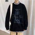 Load image into Gallery viewer, [Han Rishin Series] ★Sweater★ 4color Knit Tops Unisex Men's Large Size Black Gray Green Brown
