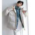 Load image into Gallery viewer, [CHICERRO series] ★Coat with cotton insert★ 2color fake layered winter coat outerwear thick unisex men's cool
