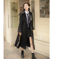 Load image into Gallery viewer, [Hanru First---Beisheng Series] ★China style coat★ Long outerwear with chain embroidery Black Black SML
