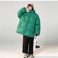 Load image into Gallery viewer, [Ushiomiomi Series] ★Winter Coat★ 2color Cotton Coat Unisex Men's Fashion Large Size Black Green
