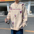 Load image into Gallery viewer, [KANONG Series]★Sweater★ 3color Tops Unisex Men's Distressed Stylish Black Apricot Blue
