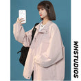 Load image into Gallery viewer, [Fujiiman Series] ★Jacket★ 3color outerwear unisex men's black green pink easy to match
