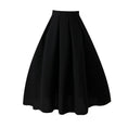 Load image into Gallery viewer, [MOERBEN Series] ★Skirt★ Bottoms High Waist Black Black Simple Date Commuting OL
