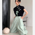 Load image into Gallery viewer, [Miyakoya Series] ★Chinese style shirt★ Tops, Chinese clothes, improved Tang clothes, retro, easy to match, black, slimming
