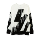 [Feel lonely series] ★Sweater★ 3color tops Unisex Men's Switchable Fringe Unique Stylish