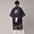 Load image into Gallery viewer, [PINZHI Series]★China style happi coat★ Tops 2color Unisex Men's Large Size Crane Thin Fireworks Festival
