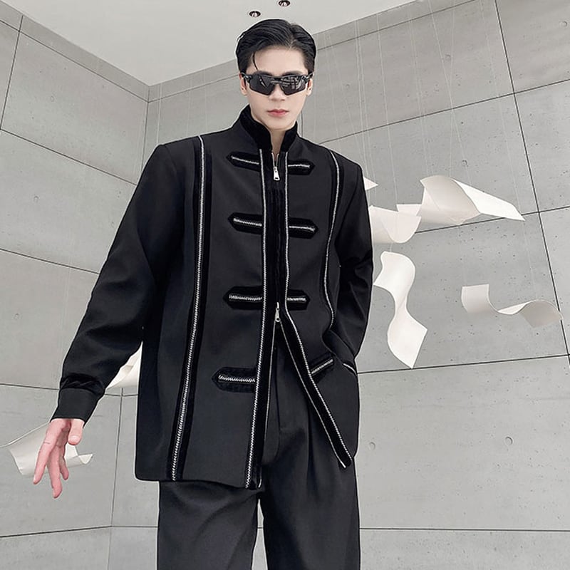 [WENYI Series]★China style jacket★ 2color outerwear, unisex, men's, photography, dating, commuting, cool