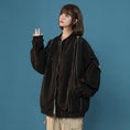 Load image into Gallery viewer, [Fujiiman Series]★Jacket★ 2color Outerwear Unisex Men's Fashion Pink Black ML XL 2XL
