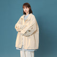 Load image into Gallery viewer, [Fujiiman Series] ★Jacket★ Outerwear 3 colors Koala on the sleeves Unisex Beige Black Gray
