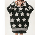 Load image into Gallery viewer, [Ushiomiomi Series] ★Sweater★ 2color Knit Tops Unisex Men's Star Star Green Black Green Black
