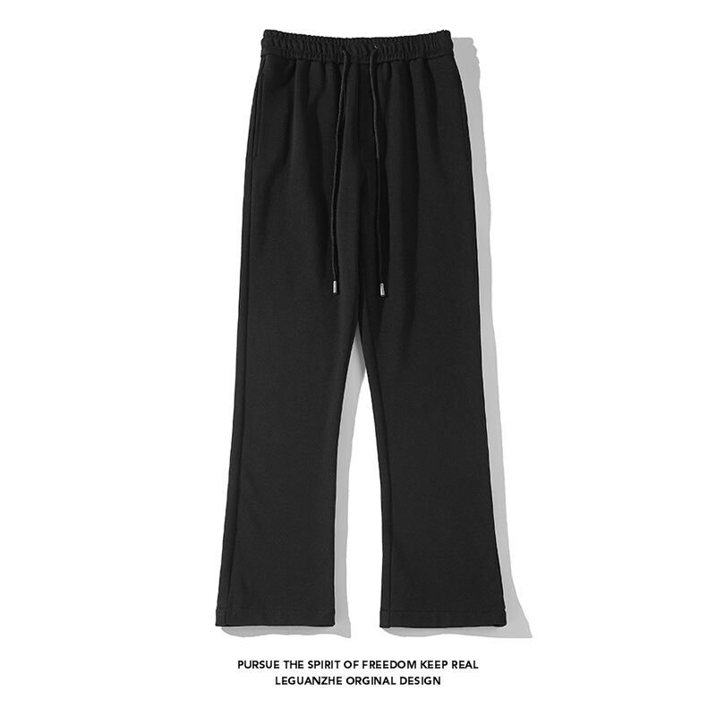 [BIGEMAN Series] ★Casual Pants★ 2color Bottoms Pants Unisex Men's Black Gray Plain