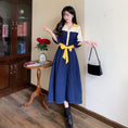 Load image into Gallery viewer, [PANGSAO series] ★Shirt dress★ Long length, improves temperament, color scheme, commuting, dating, office lady, large size
