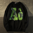 Load image into Gallery viewer, [Baraba Series] ★Sweater★ 2color Tops Unisex Men's Black White Alphabet Color Scheme
