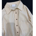 Load image into Gallery viewer, [YIHAO Series]★Shirt★ Tops, long sleeve shirt, vertical stripes, striped pattern, easy to match, ladies, loose fit
