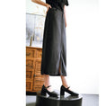 Load image into Gallery viewer, [Kokaisha---Kyouka Suigetsu Series]★China style skirt★Bottoms Black Black Plain Easy to match
