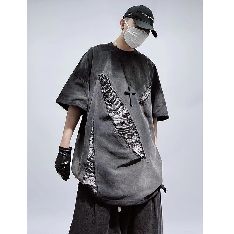 【UUCSCC系列】★T卹★上衣復古男女通用男士寬鬆獨特SML XL 2XL 3XL