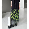 Load image into Gallery viewer, [YIDAO Series]★Skirt★ Bottoms Fringe Green Green Slimming Fashion Easy to match
