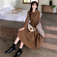 Load image into Gallery viewer, [JIGUJIGU series] ★Chinese style setup★ Large size black brown dress vest
