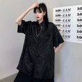 Load image into Gallery viewer, [Daimaou Series] ★Chinese-style shirt★ Tops 2 colors Black or white Dragon pattern Loose fit Casual Cheap Men's Couples clothes
