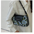 Load image into Gallery viewer, [HOTKISS Series] ★Bag★ Oil painting style floral pattern cute date commuting OL office switching black black
