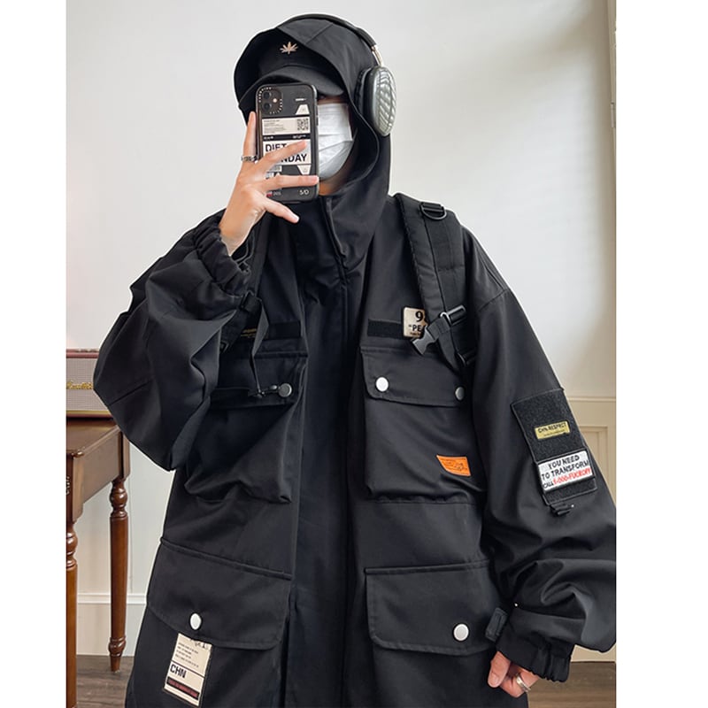 [HUICHUN Series] ★Jacket★ 2color outerwear unisex men's black brown casual large size