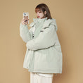 Load image into Gallery viewer, [Suikoishi Series] ★Winter coat★ Cotton coat outerwear 2color Unisex Men's Green Pink ML XL 2XL
