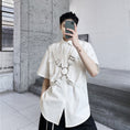 Load image into Gallery viewer, [Kaicho Fubon Series] ★Unique shirt★ 2 colors, white or black, long sleeves or short sleeves, unisex, cool, unique design, fashionable
