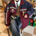 Load image into Gallery viewer, [C2 Studios Series] ★Winter Coat★ 2color Outer Stadium Jacket Unisex Men's Blue Wine Red
