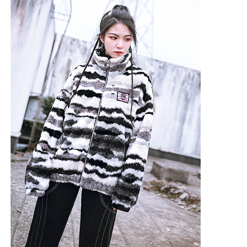 [Kokaisha --- Palpitating Soul Core Series] ★China style coat★ Winter coat + muffler, thick, warm, winter clothes, cold protection