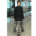 Load image into Gallery viewer, [BABA Series]★China Style Skirt★Maki Skirt, Hanfu Skirt, Women's, Improves Temperament, Black, Black
