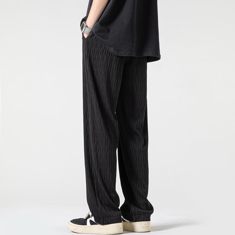 [BIGEMAN Series]★Casual Pants★ 4color Bottoms Thin Men's Large Size Green Black White Yellow