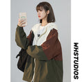 Load image into Gallery viewer, [Fujiiman Series] ★Jacket★ 3color outerwear color scheme casual unisex men's red green black
