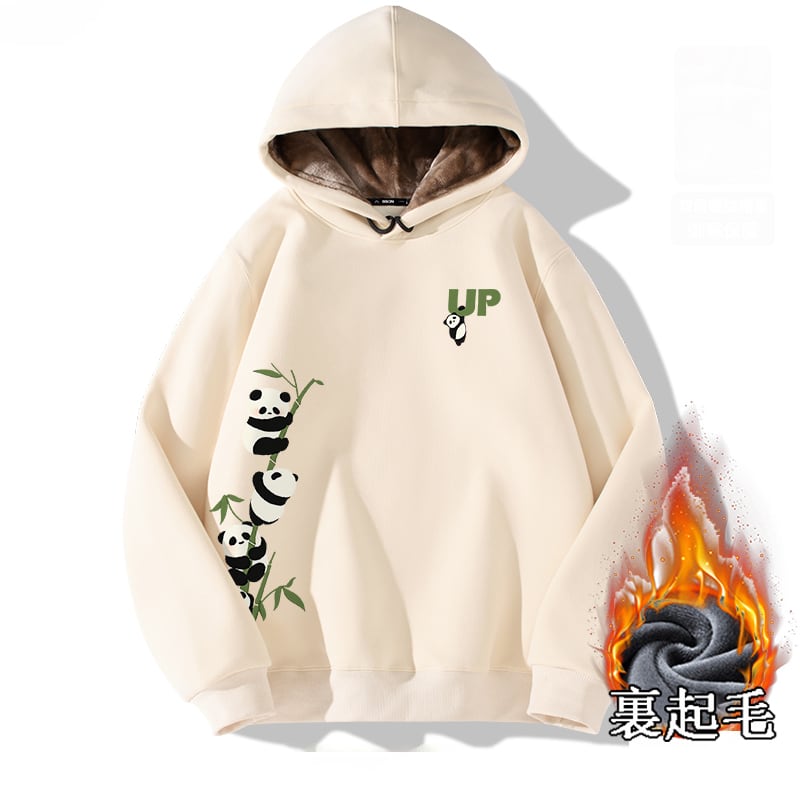 [XINGSHI Series]★China style hoodie★ 5color Regular type or brushed lining type Thick panda tops Unisex Men's Large size