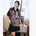 Load image into Gallery viewer, [Kokaisha --- Kyoka Suigetsu Series] ★China style shirt★ Tops Unique Cool Original V-neck Retro
