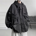 Load image into Gallery viewer, [HUICHUN Series]★Jacket★ 2color outerwear unisex men's large size black brown
