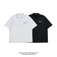 Load image into Gallery viewer, [BIGEMAN Series]★T-shirt★ Tops 2color Unisex Men's Large Size POLO Neck White Black
