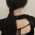 Load image into Gallery viewer, [Erin Handmade Series] ★Chinese style hair ornament★ 1 hairpin, ladies accessories, silver, bamboo, simple, easy to match
