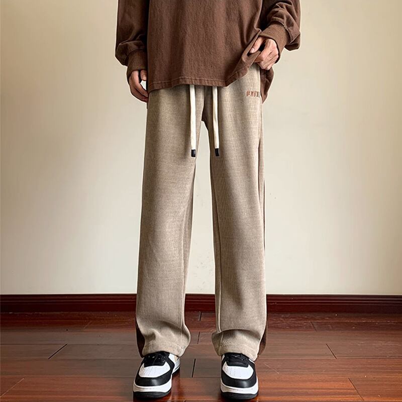 [DUFENG Series] ★Casual Pants★ 2color Bottoms Trousers Unisex Men's Corduroy Sports Style