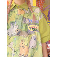 Load image into Gallery viewer, [BIBULU STUDIO Series] ★Short sleeve shirt★ Rabbit tops Unisex Men's summer clothes Green Green
