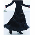 Load image into Gallery viewer, [Daiseiryusu Series] ★Long length skirt★ Bottoms velvet gorgeous fringe retro unique design
