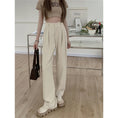 Load image into Gallery viewer, [KEKELI Series]★Casual Pants★ 6color Bottoms Slimming Plain Brown Beige Black Blue Gray Pink
