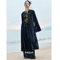 Load image into Gallery viewer, [Big Blue Dragon Series] ★China style coat★ 3 ways to wear Tops Black Black Color scheme Cool
