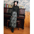 Load image into Gallery viewer, [Kokaisha---Smoke Series]★China-style skirt★Bottoms Cashmere tie-dye thick fall/winter clothes
