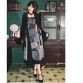 Load image into Gallery viewer, [Kokaisha---Senmugin Series] ★China style outerwear★ Lace happi coat original black black easy to match
