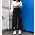 Load image into Gallery viewer, [Modern People Series]★Pants★ 3 types available to choose from Bottoms Cartoon pattern Black Black Harajuku style SML XL 2XL
