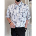 Load image into Gallery viewer, [OUMULONG Series]★Shirt★ Tops 2color Unisex Men's Short Sleeve Shirt Print Summer Clothes
