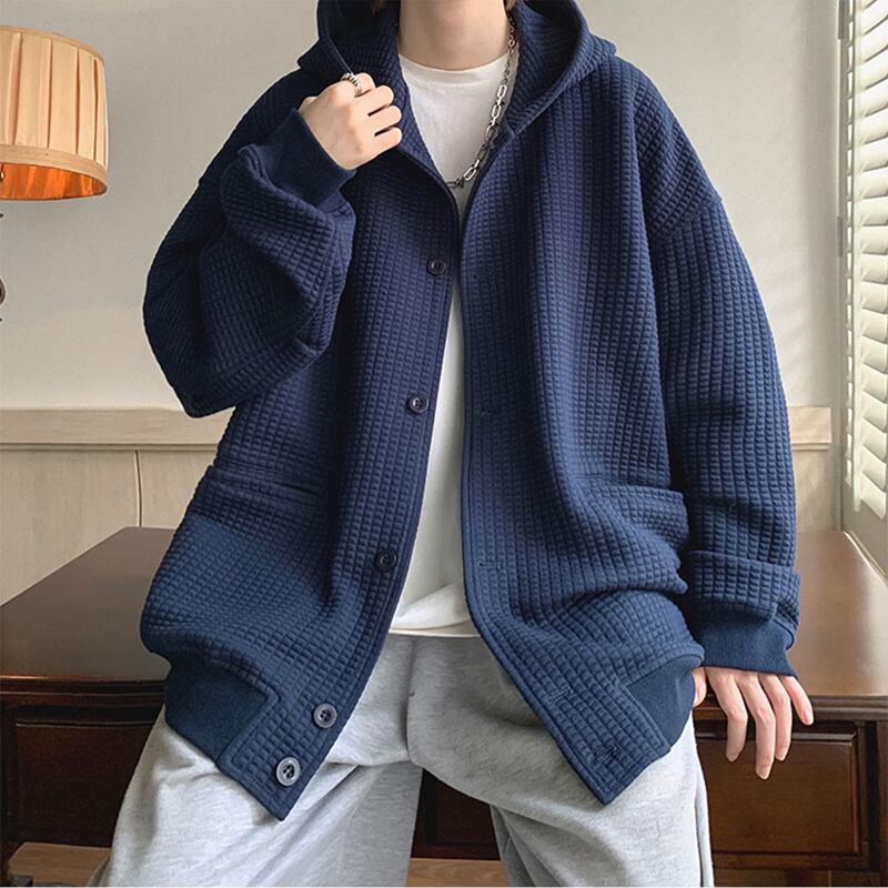 [V37 Series] ★Outer★ 3color Jacket Unisex Men's Casual Apricot Blue Coffee Color