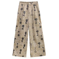 Load image into Gallery viewer, [YIDAO Series] ★Casual Pants★ Switching Print Summer Clothes Gaucho Pants Trousers Slimming Wear
