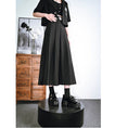 Load image into Gallery viewer, [Kokaisha---Kabunji series] ★China style skirt★ Bottoms Plain Easy to match Black Black S M L XL
