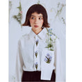 Load image into Gallery viewer, [Yangji Great Dream Series]★China Style Shirt★ Tops Ichihatsu Embroidery Original Long Sleeve Shirt Fashion
